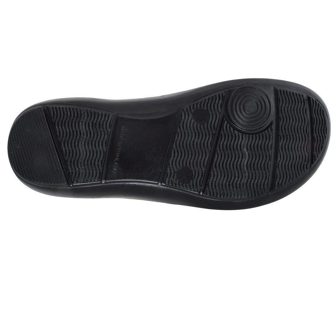 Aerosoft Men's Black Comfort Style Slide Sandals (MA4211) - Premium PU Upper with Red Accents for Effortless Summer Wear