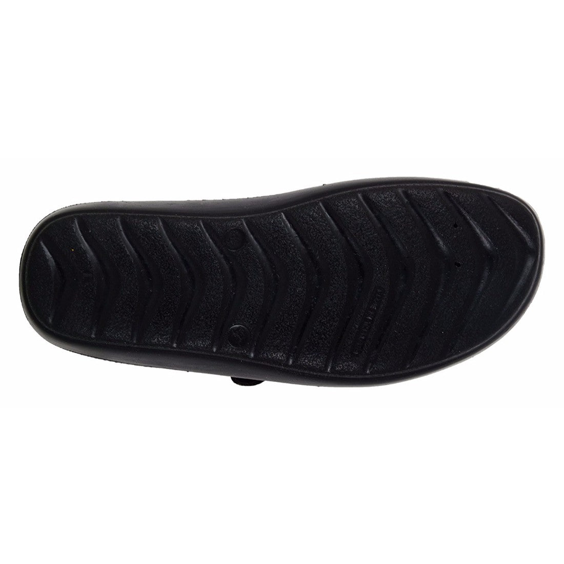 Aerosoft Men's Black Adjustable Double-Strap Slide Sandals (MA9014) - Comfortable Leather Slides with Silver H-Buckle and Breathable Insole!