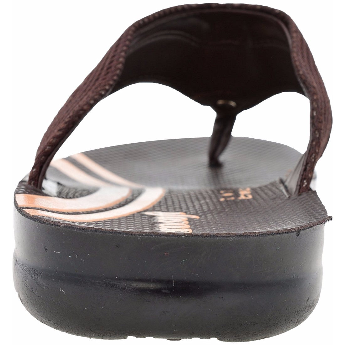 Aerosoft Men's Brown Mesh Thong Sandals (MA8504) - Breathable Flip Flops with Arch Support and Comfortable Grip Sole!