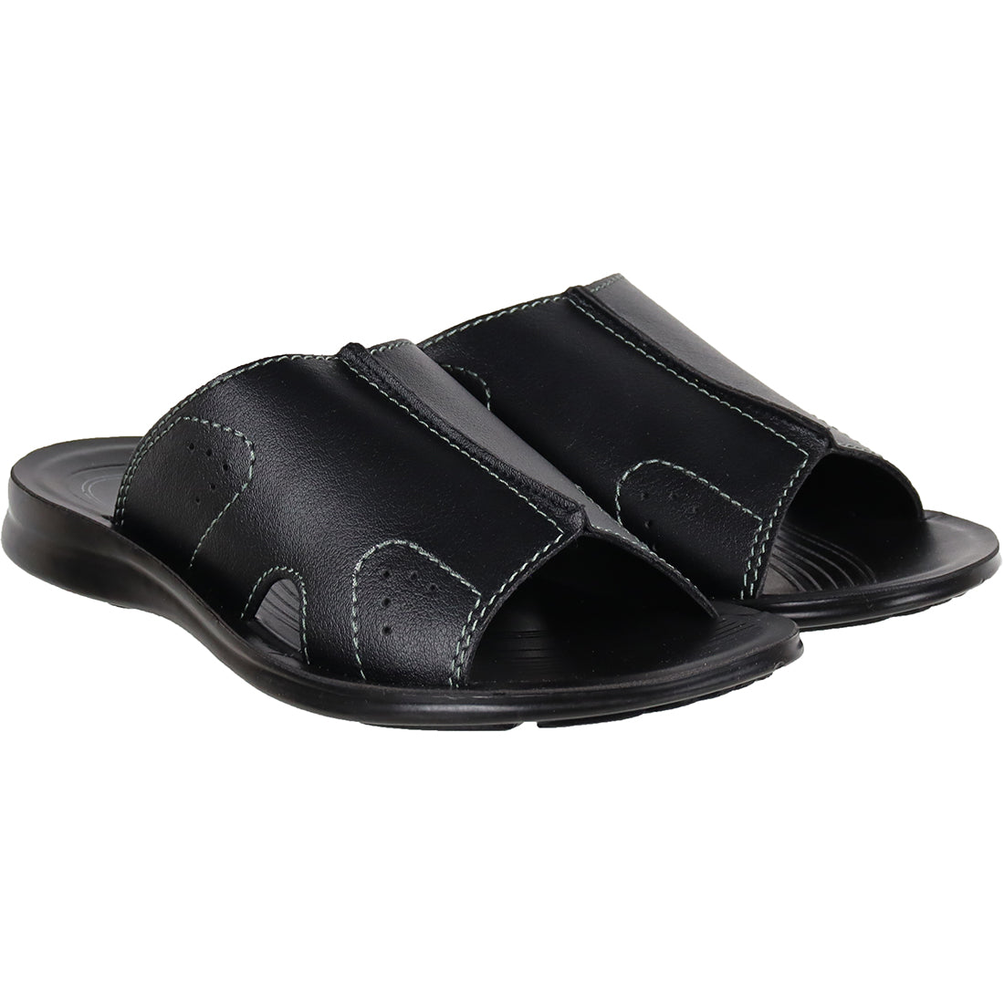 AeroSoft Black Original Comfort Sandals (MA0208)
