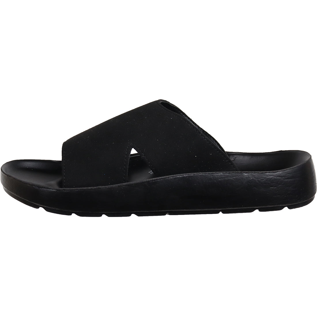 Aerosoft Men's Black Waterproof Slide Sandals (MA4412) - Durable Outdoor Slides with Cushioning for All-Day Adventure!