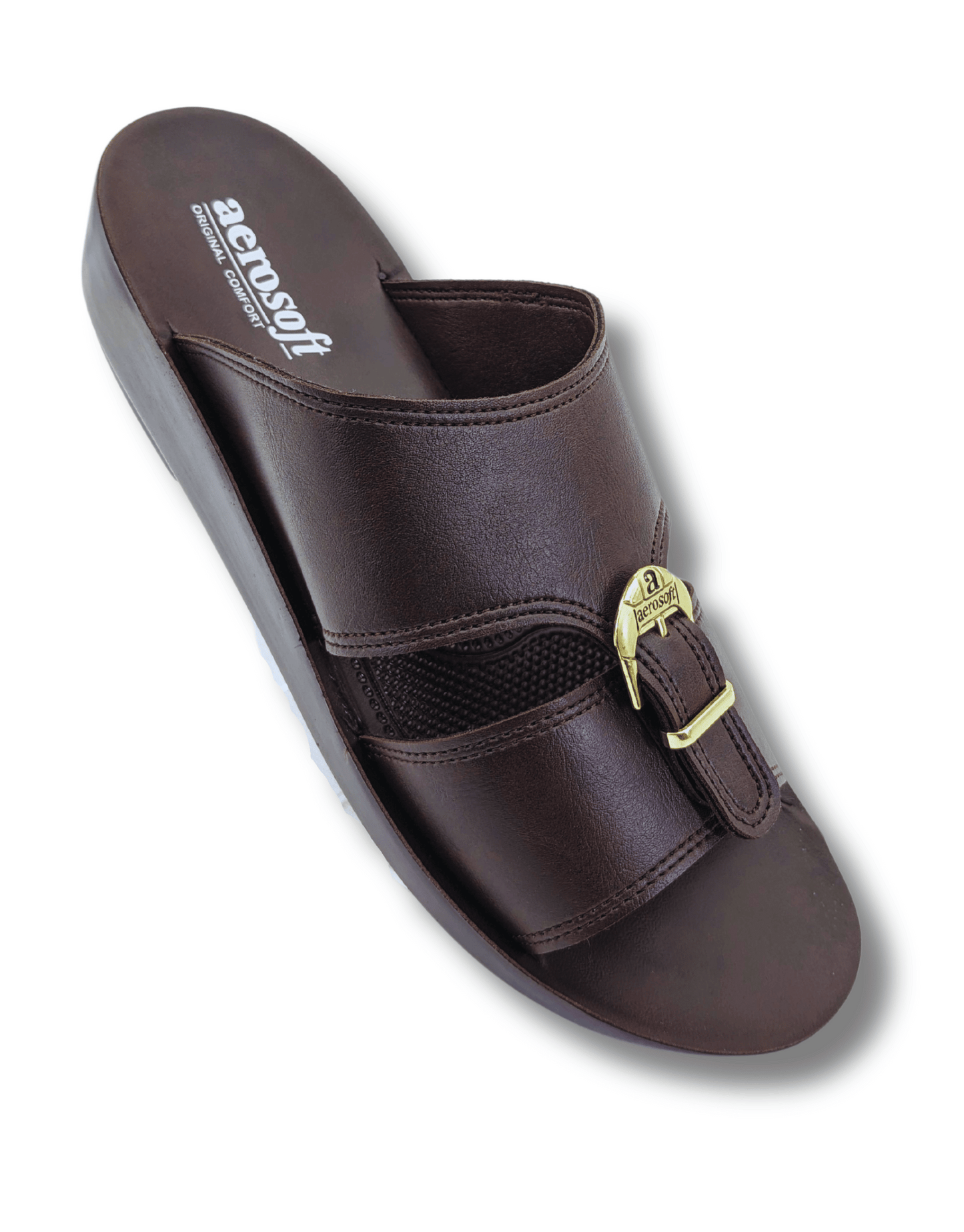 Aerosoft Men's Comfortable Premium Leather Casual Sandals