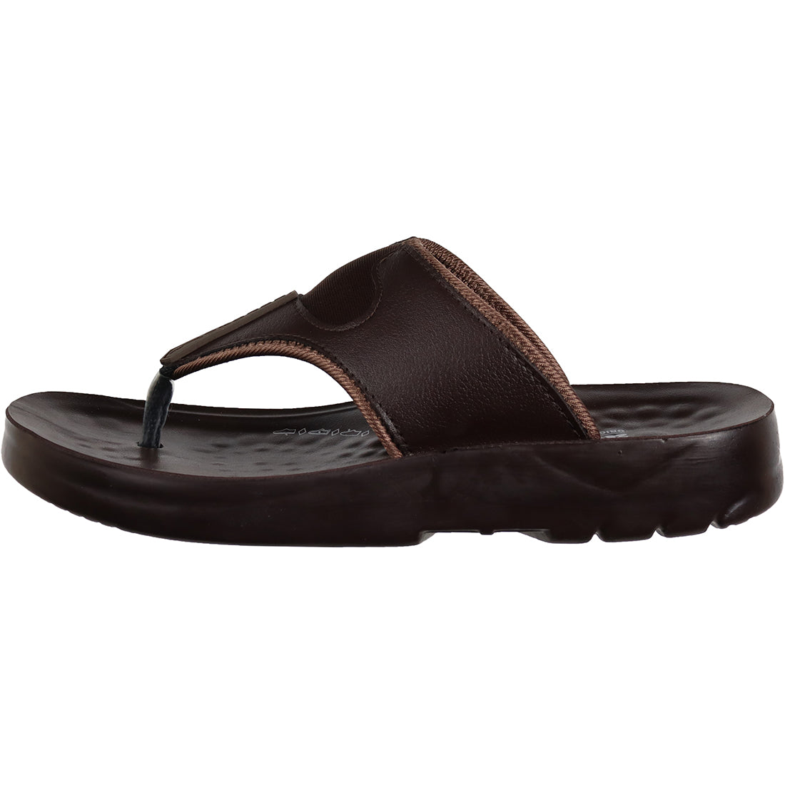 Aerosoft Men's Brown Open-Toe Fisherman Sandals (MA5114) - Stylish Leather Sandals with Cushioned Support!