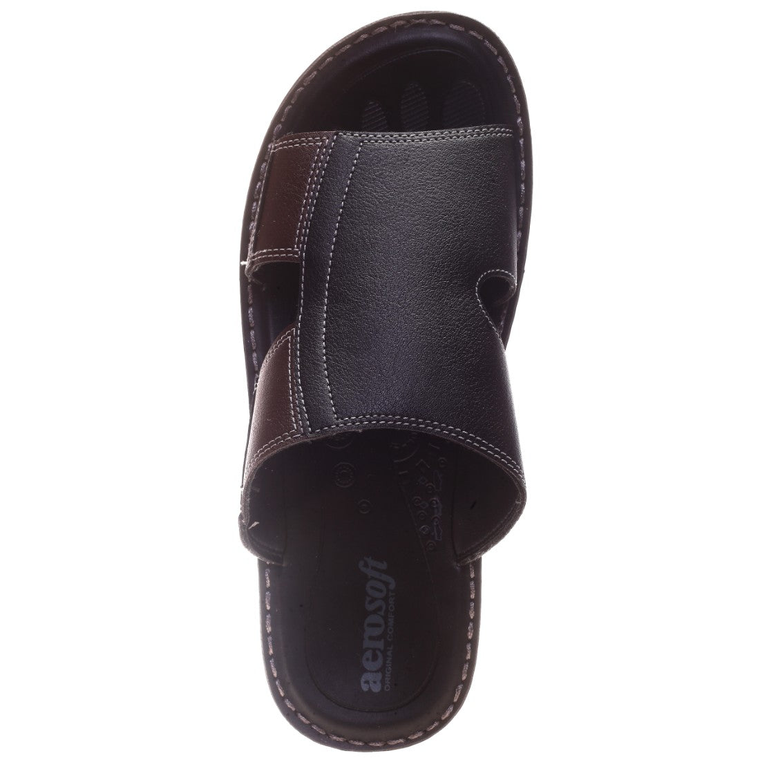 Aerosoft Black Men's Slip-On Sandals (MA0303) - Grab Yours Now!