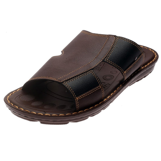 Aerosoft Brown Men's Slip-On Sandals (MA0303) - Grab Yours Now!