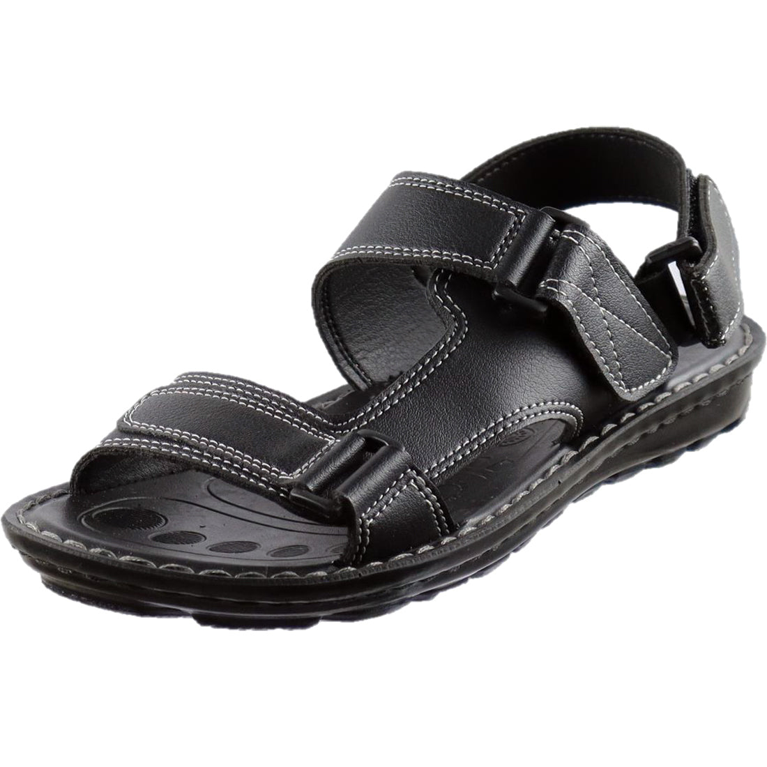 Aerosoft Black Men's Sandals (MA0301) - Shop Now for Unmatched Comfort!