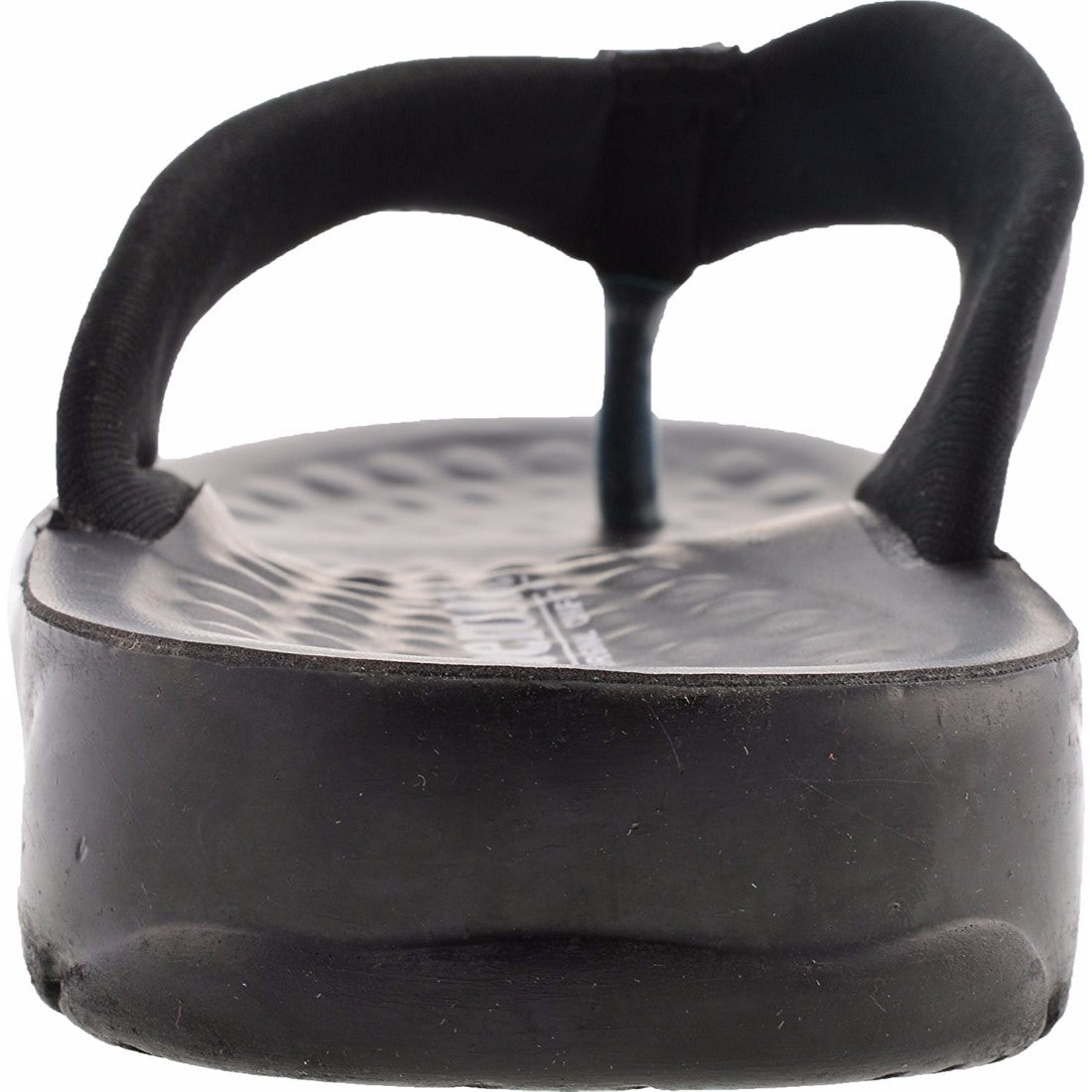 Aerosoft Men's Black Massage Sole Thong Sandals (MA5101) - Orthopedic Arch Support Flip Flops for Ultimate Comfort!