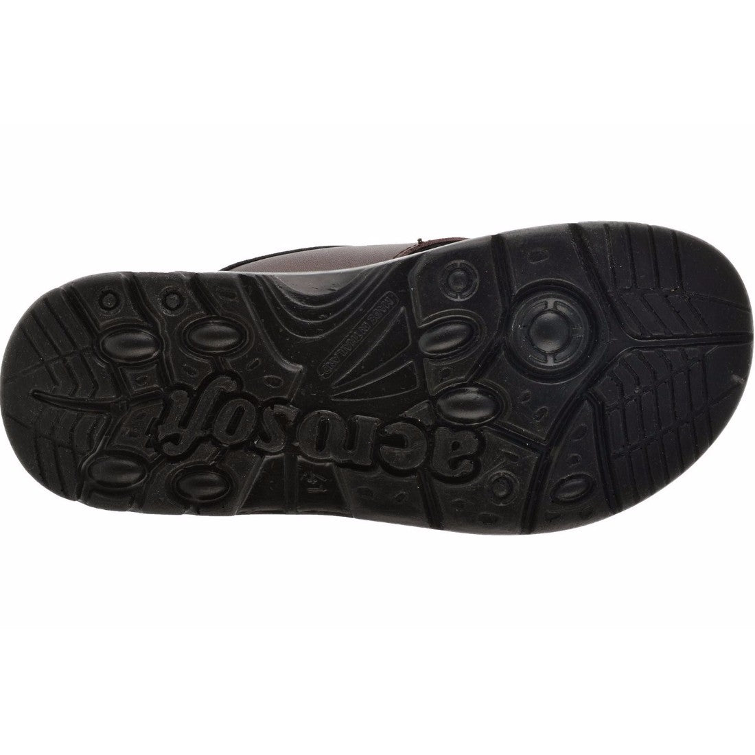 Aerosoft Men's Brown Massage Sole Thong Sandals (MA5101) - Orthopedic Arch Support Flip Flops for Ultimate Comfort!