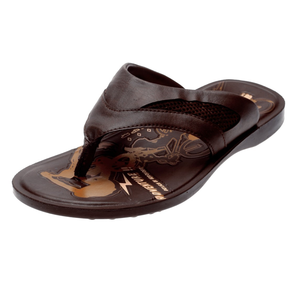 Aerosoft Tan Men's Premium Arch-Support Slippers (MA1571) - Heritage Meets Advanced Comfort!