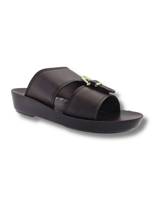 Aerosoft Men's Comfortable Premium Leather Casual Sandals
