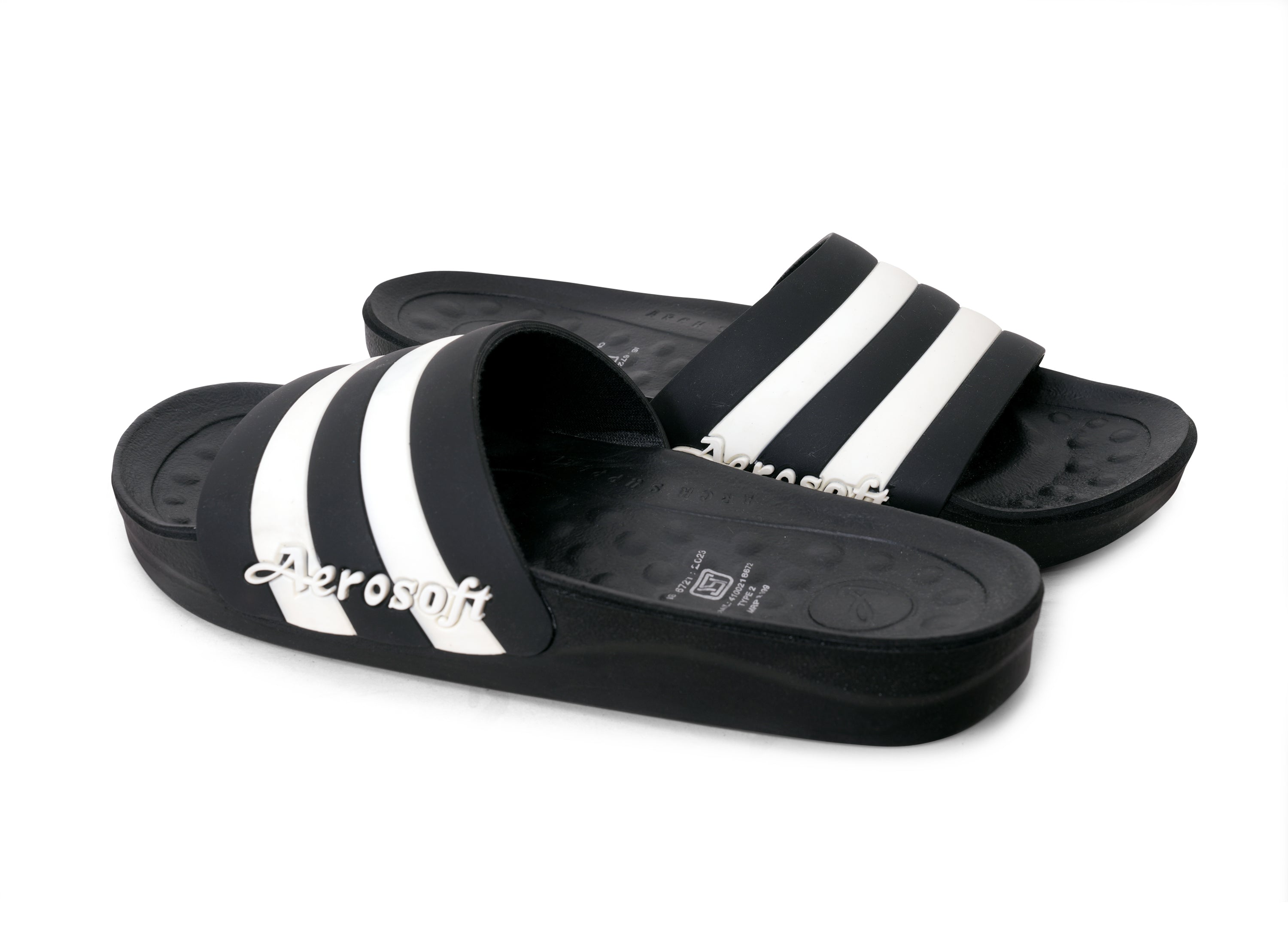 Aerosoft Men's Comfort Slides (SU5043) – Stylish Cushioned Slippers for All-Day Wear