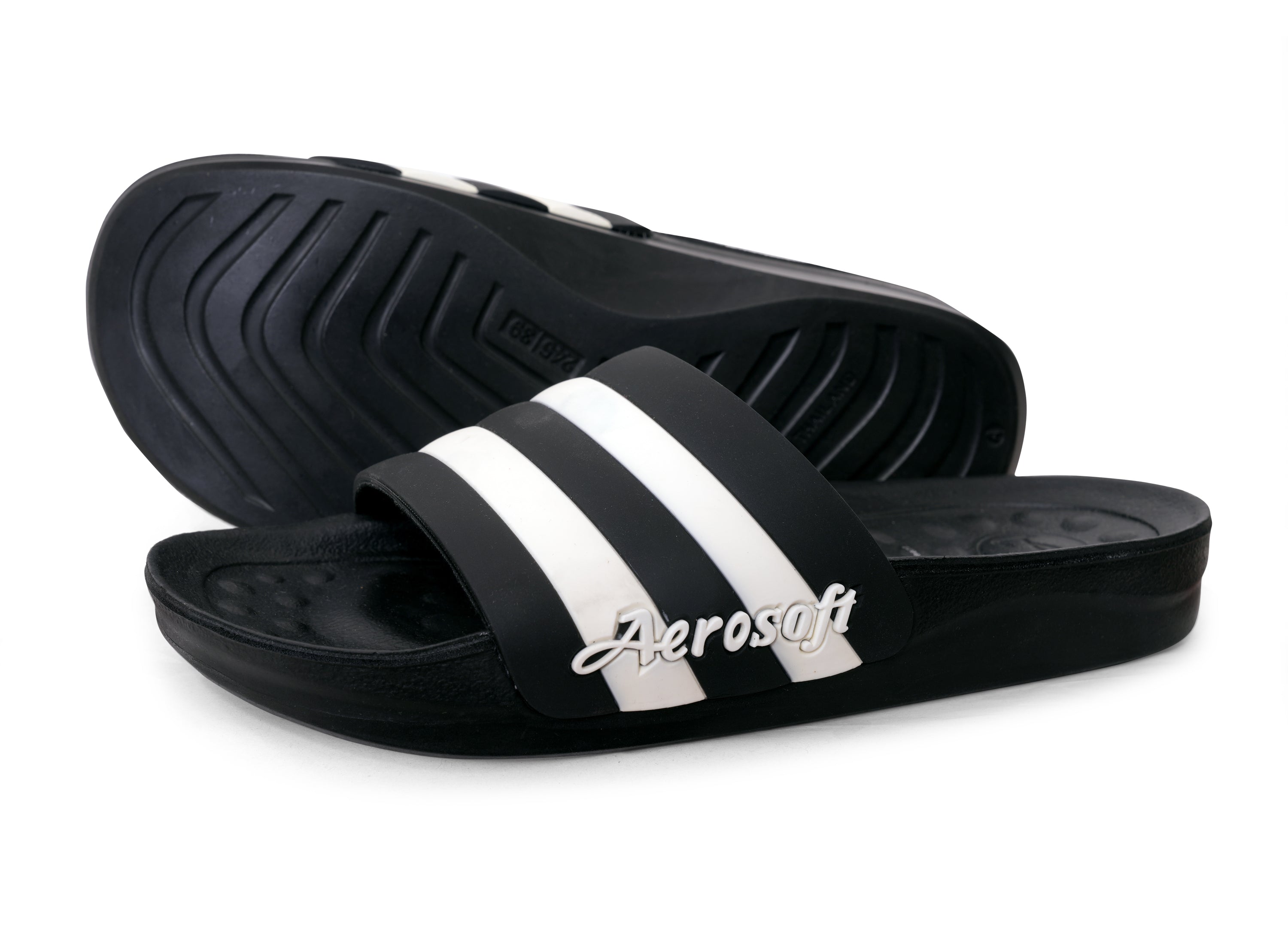 Aerosoft Men's Comfort Slides (SU5043) – Stylish Cushioned Slippers for All-Day Wear