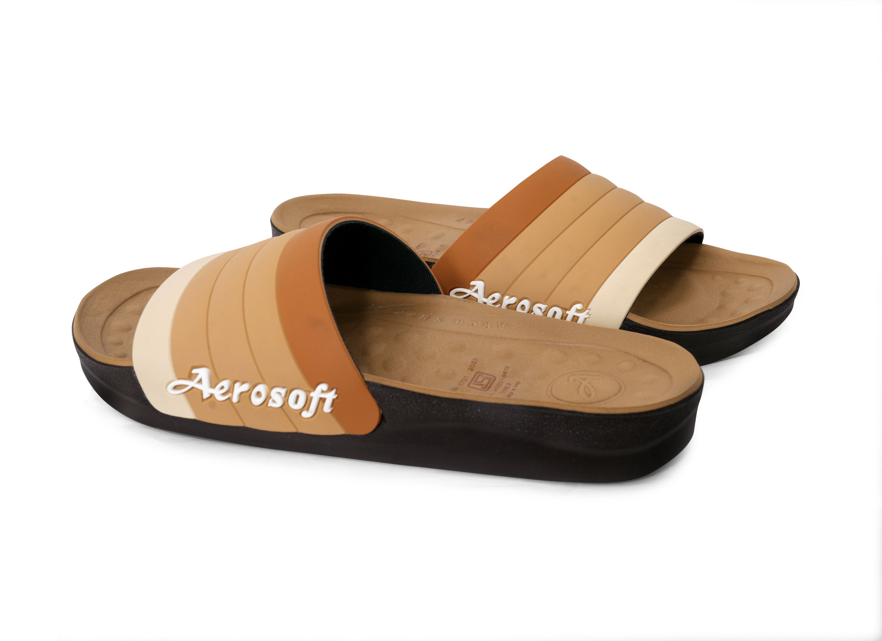 Aerosoft Men's Comfort Slides (SU5043) – Stylish Cushioned Slippers for All-Day Wear