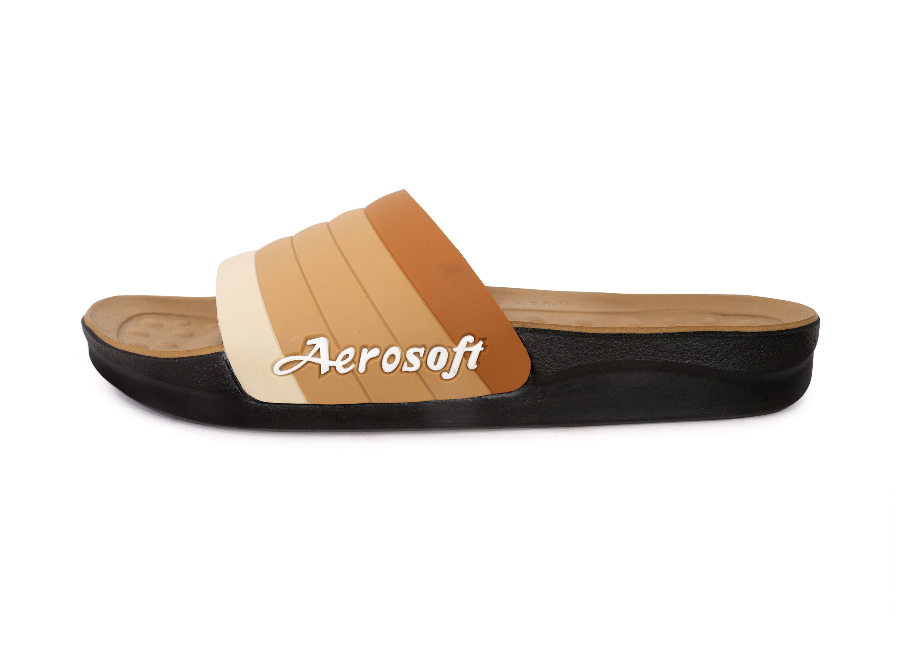 Aerosoft Men's Comfort Slides (SU5043) – Stylish Cushioned Slippers for All-Day Wear