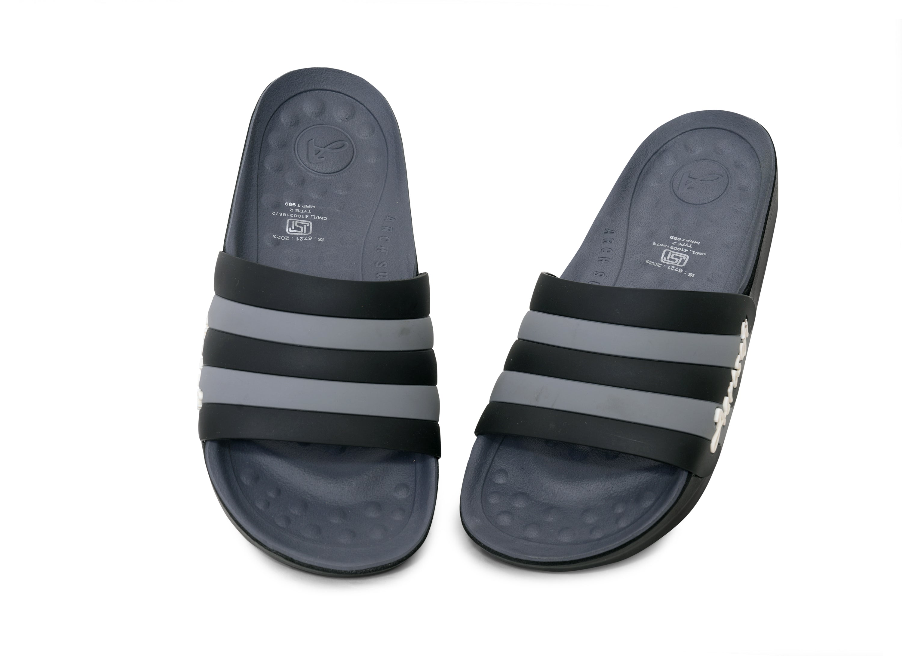 Aerosoft Men's Comfort Slides (SU5043) – Stylish Cushioned Slippers for All-Day Wear