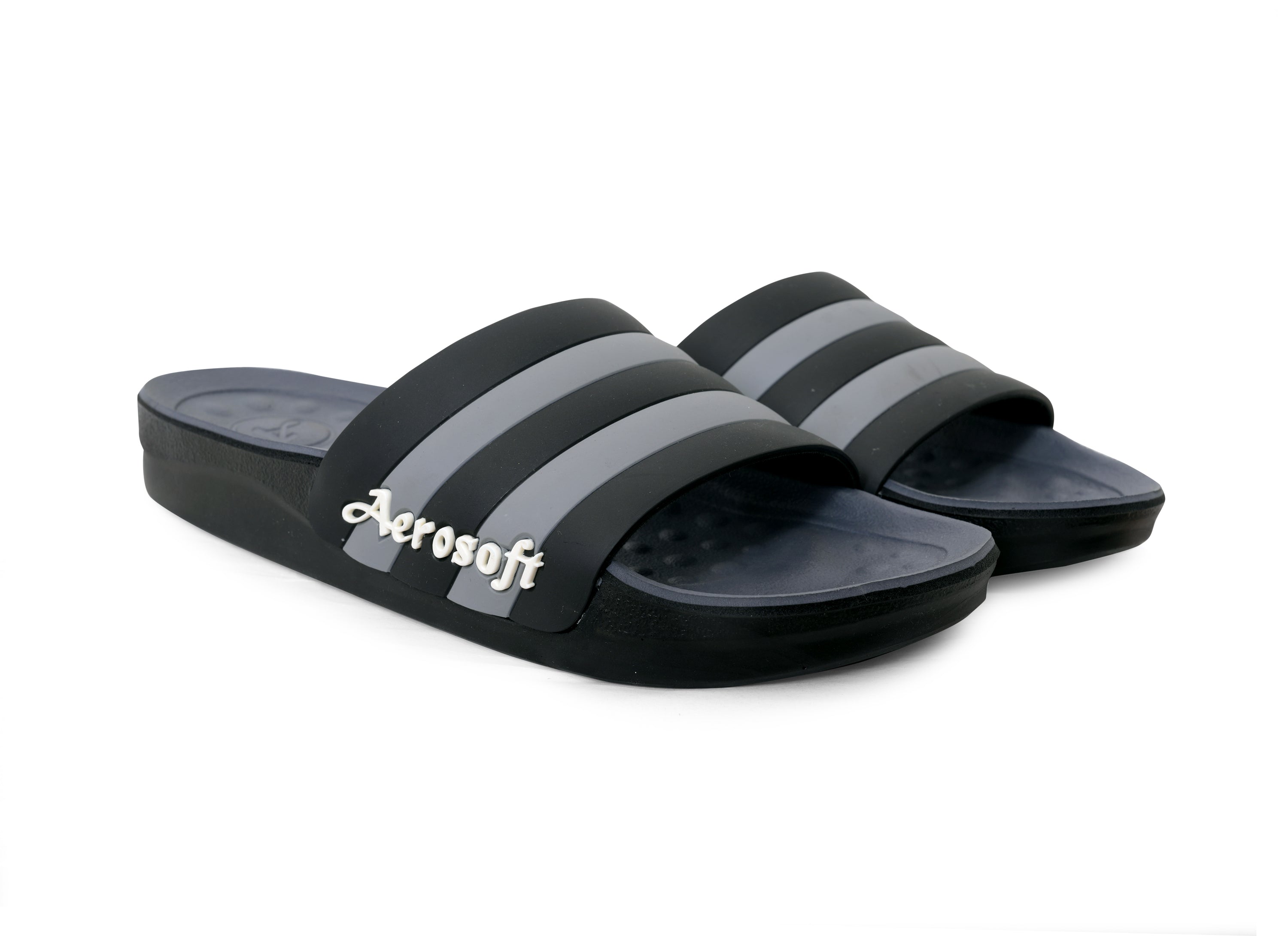 Aerosoft Men's Comfort Slides (SU5043) – Stylish Cushioned Slippers for All-Day Wear