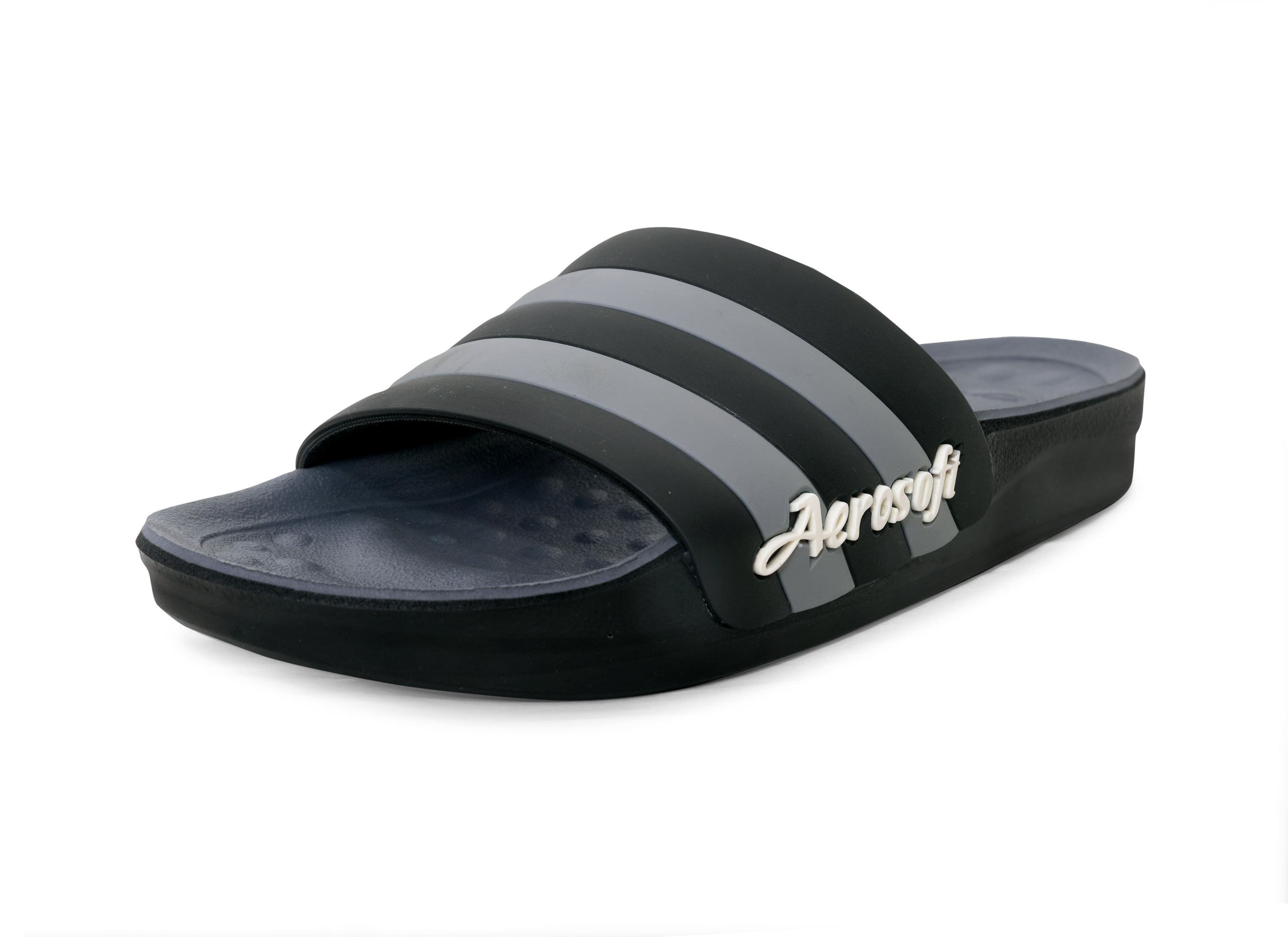 Aerosoft Men's Comfort Slides (SU5043) – Stylish Cushioned Slippers for All-Day Wear
