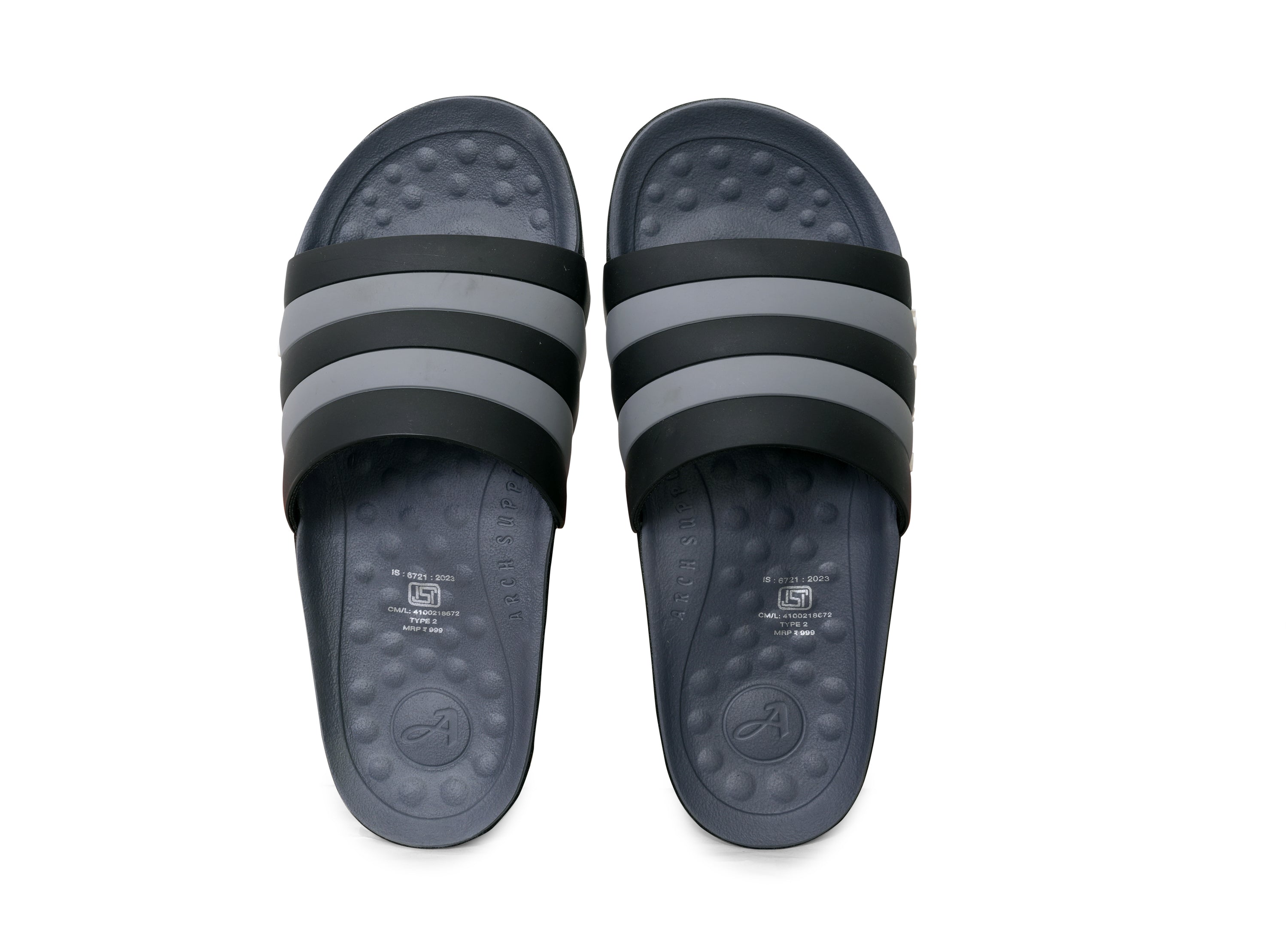 Aerosoft Men's Comfort Slides (SU5043) – Stylish Cushioned Slippers for All-Day Wear