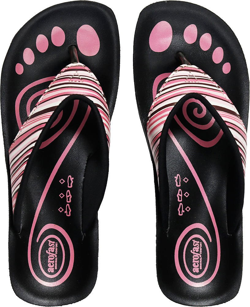 Aerofast Women's Slippers (LA0894) - Lightweight, Anti-Skid & Ortho-Friendly Slides for Daily Use