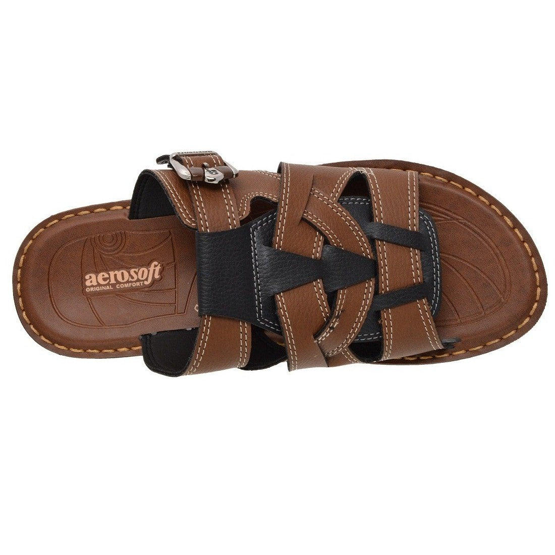 Aerosoft Tan Comfort Slippers from Thailand (MA2531) - Ultimate Style & Comfort!