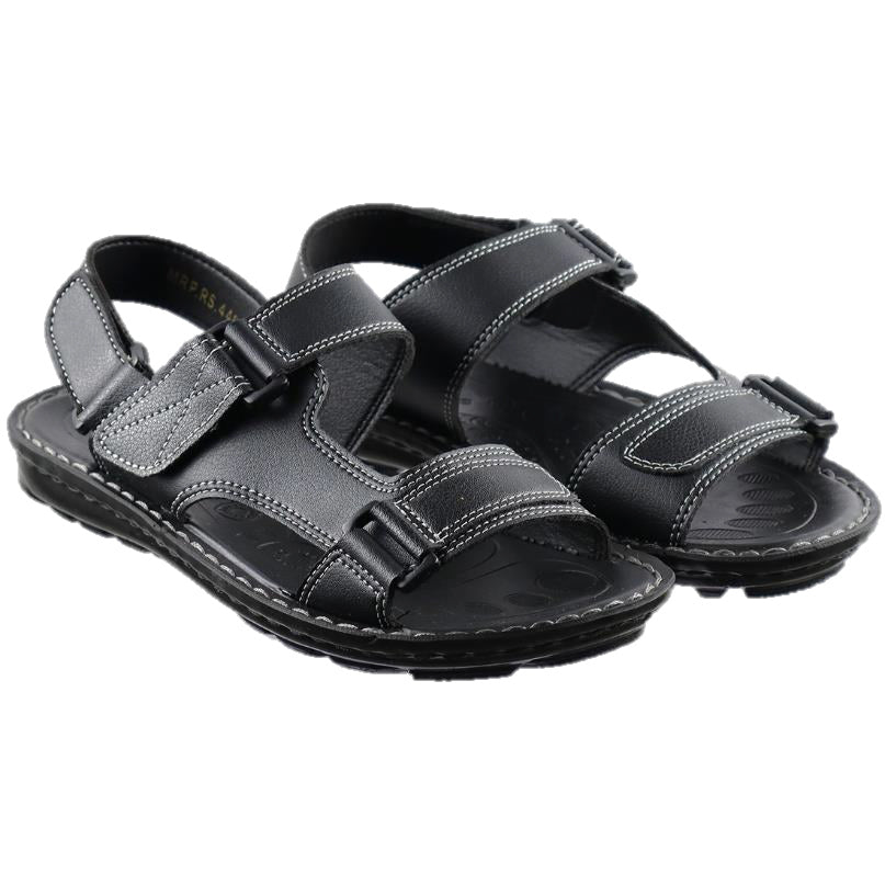 Aerosoft Black Men's Sandals (MA0301) - Shop Now for Unmatched Comfort!