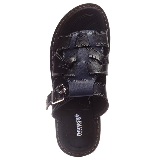 Aerosoft Black Comfort Slippers from Thailand (MA2531) - Ultimate Style & Comfort!