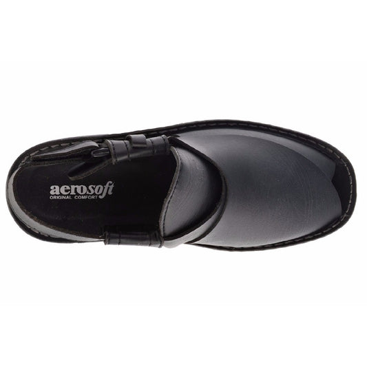 Aerosoft Black Men's Original Comfort Peshawari Sandals (MA0808) - Timeless Tradition Meets Modern Comfort