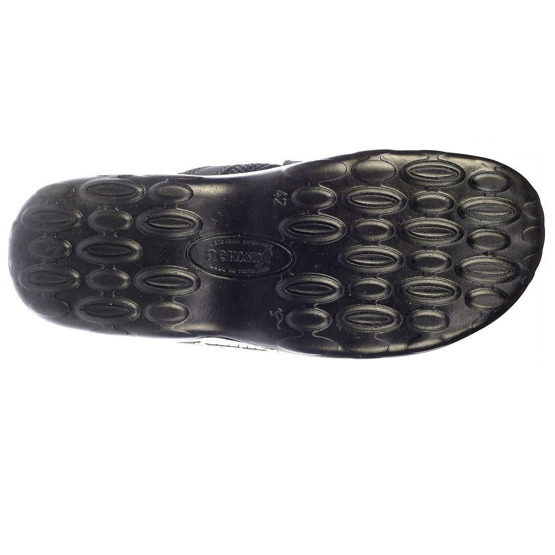 Aerosoft Men's Black Mesh Breathable Slide Sandals (MA8401) - Comfortable Casual Footwear with Arch Support for Everyday Wear!
