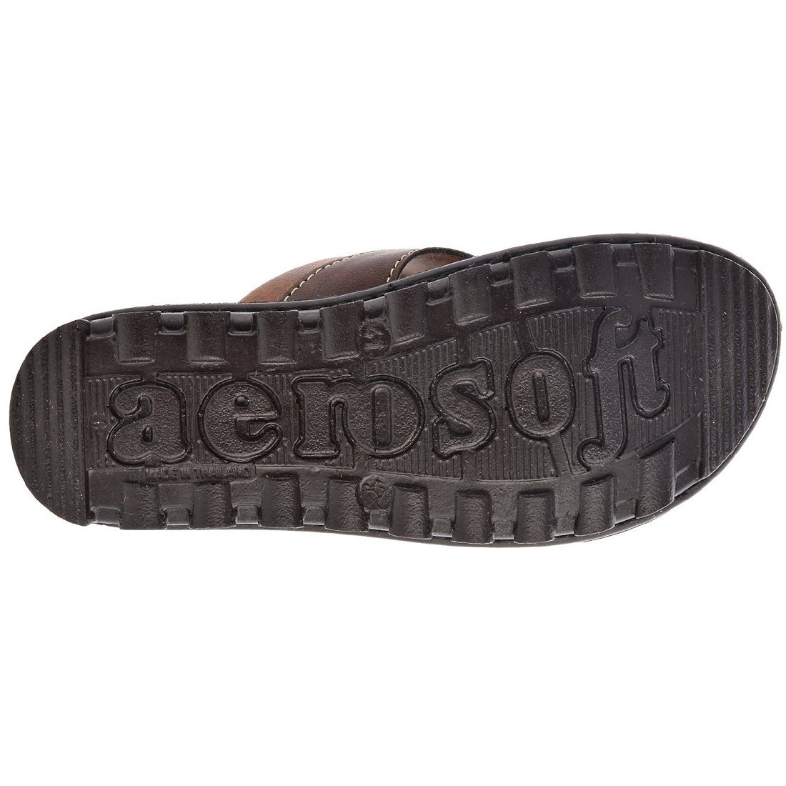Premium Tan Faux Leather Flip-Flop Sandals by Aerosoft (2502) - Ultimate Comfort & Style! (Copy)