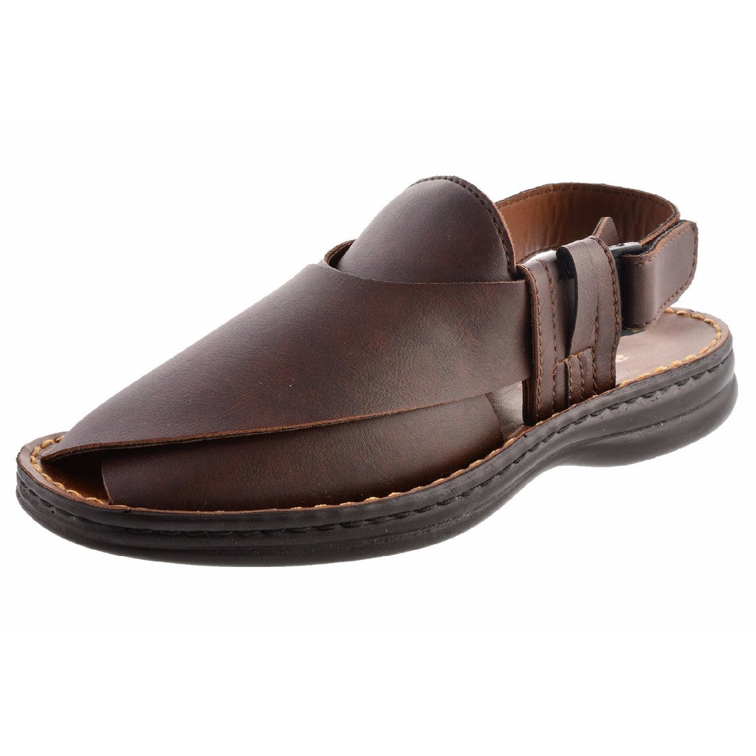 Aerosoft Tan Men's Original Comfort Peshawari Sandals (MA0808) - Timeless Tradition Meets Modern Comfort!